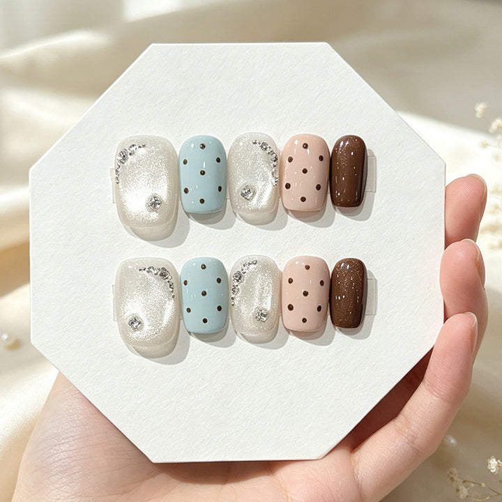 Luxury Decorative Press-On Nail Set Kalsten