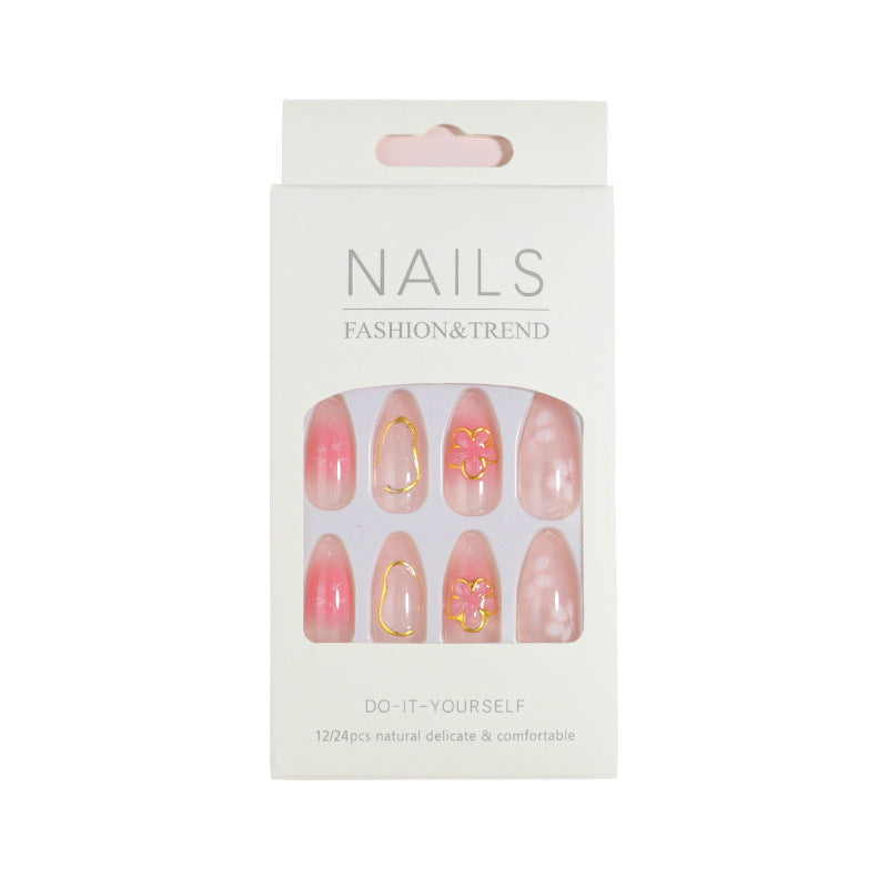 Premium Press-On Nail Set with Decorative Accents Kalsten