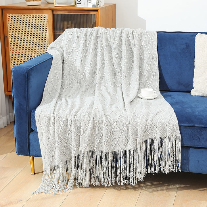 Ladies cozy knit blanket Kalsten