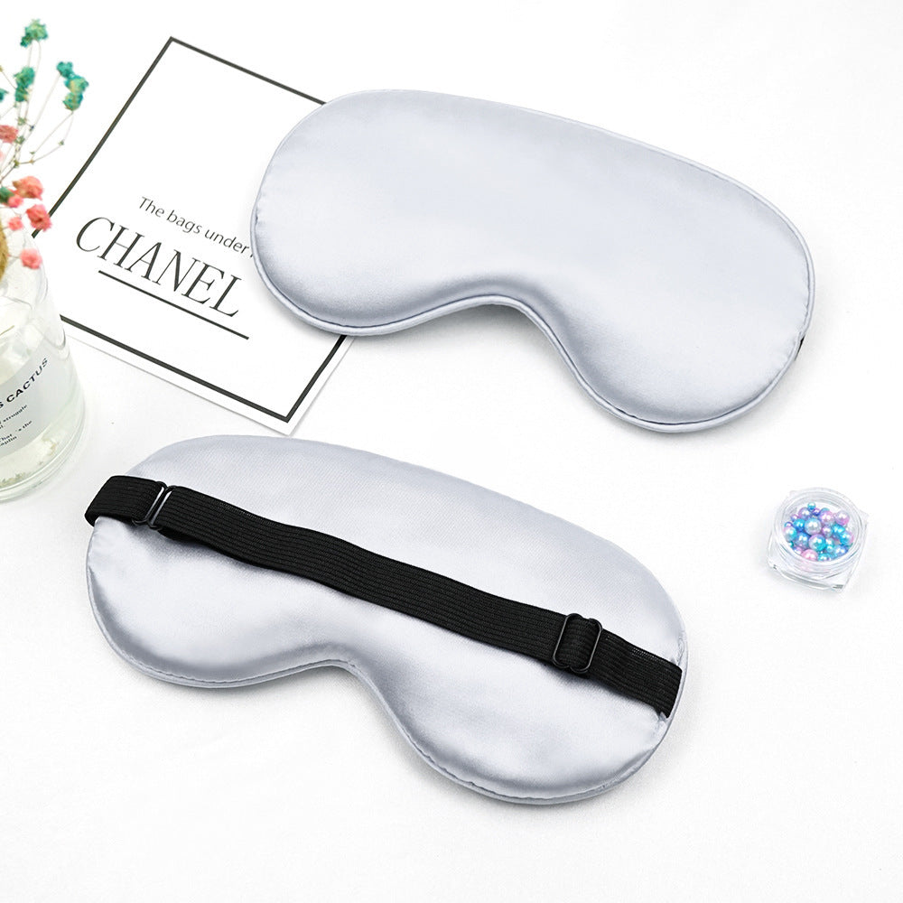 Unisex nan luxurious satin sleep mask with anatomical contour and adjustable elastic band Kalsten
