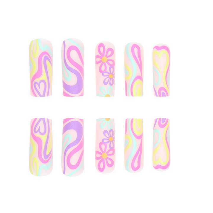 Artificial nails with creative design Kalsten