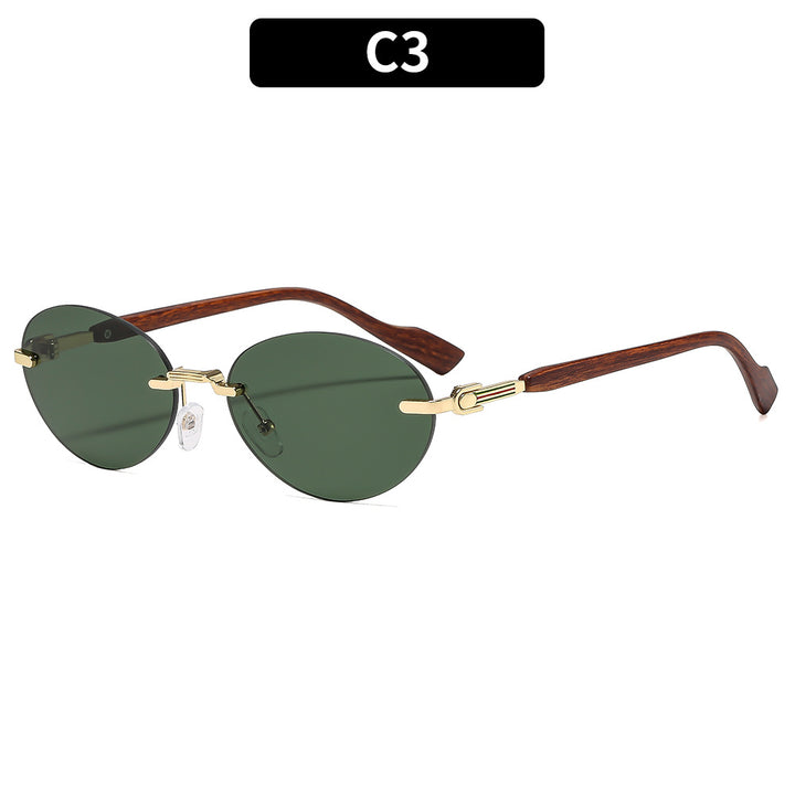 Elegant Oversized Oval Sunglasses