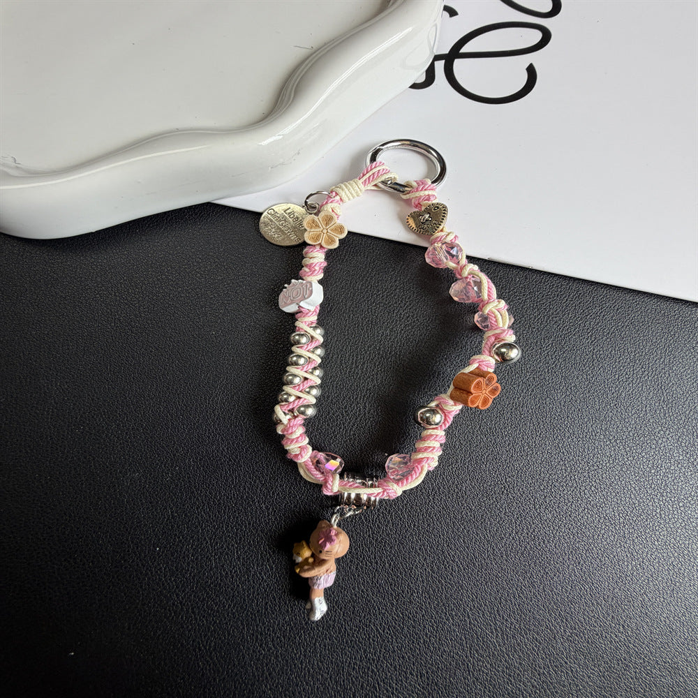 Decorative Beaded Charm Keychain Kalsten 1790135678