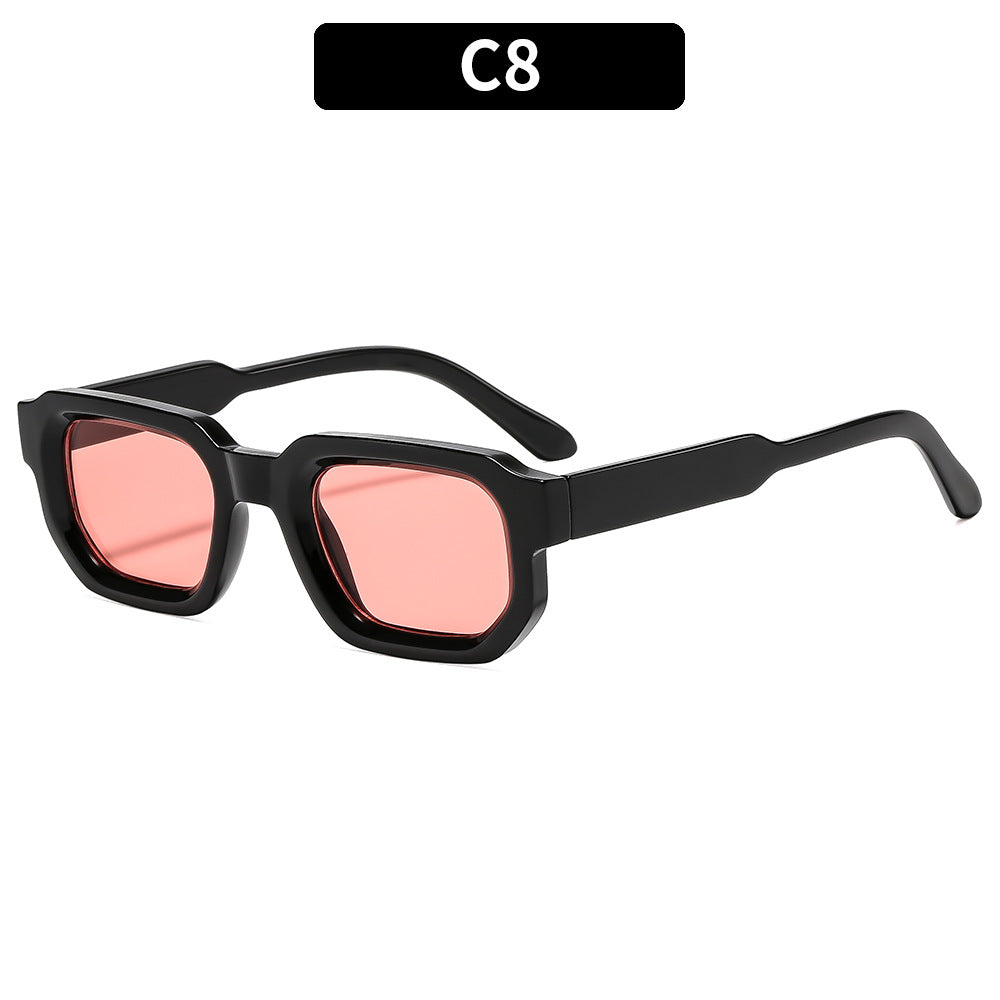 Trendy Angular Frame Sunglasses
