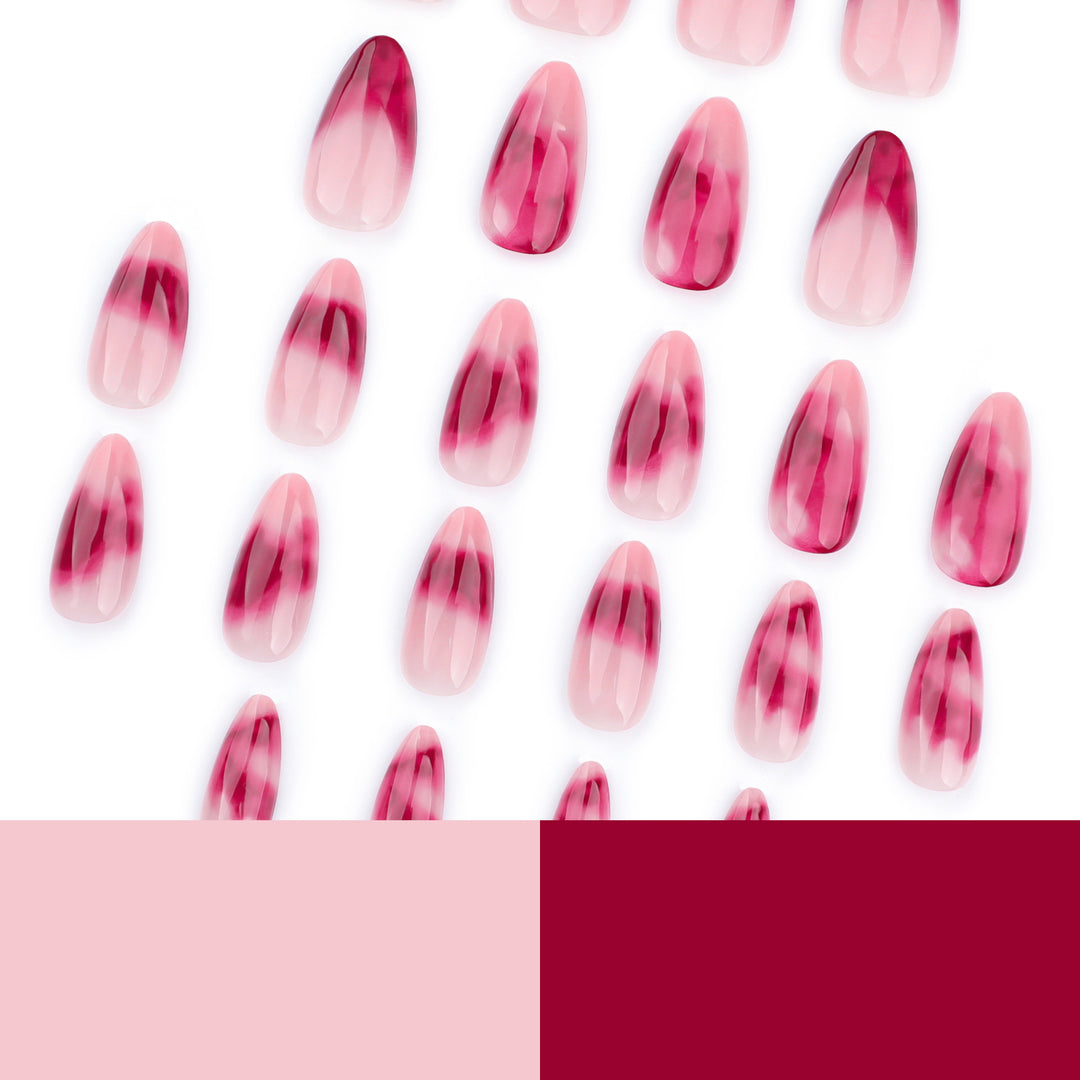 Artistic stiletto nails with glamorous gradient Kalsten