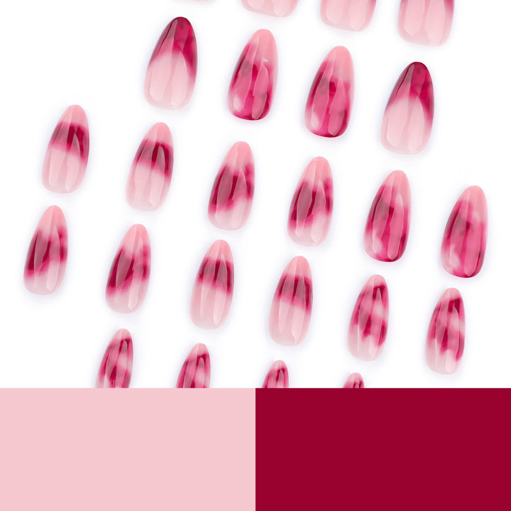 Artistic stiletto nails with glamorous gradient Kalsten