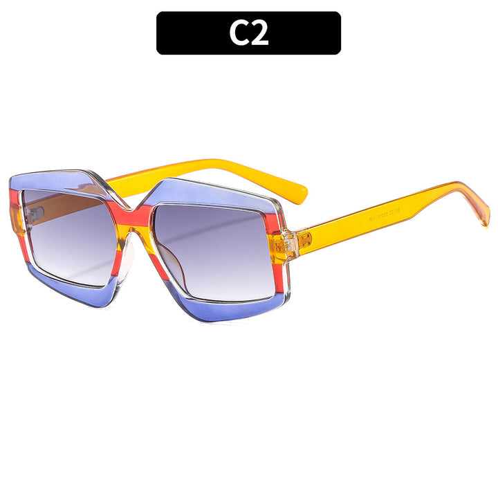 Daring Angular Frame Sunglasses