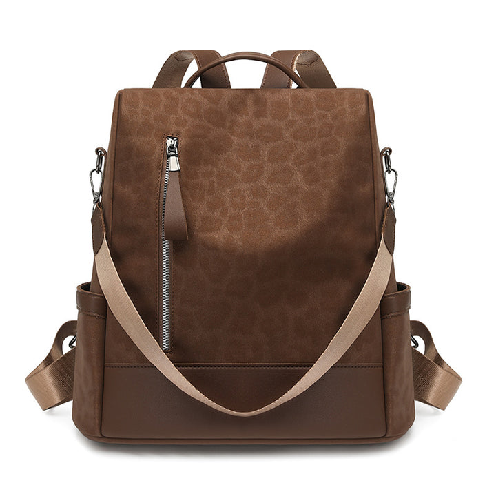 Chic Leopard Print Backpack Kalsten