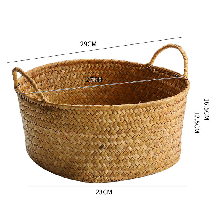 Unisex storage basket made of natural willow material Kalsten