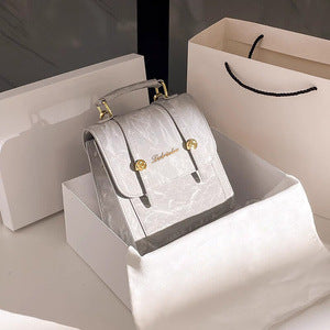 Vintage-Inspired Structured Mini Backpack Kalsten