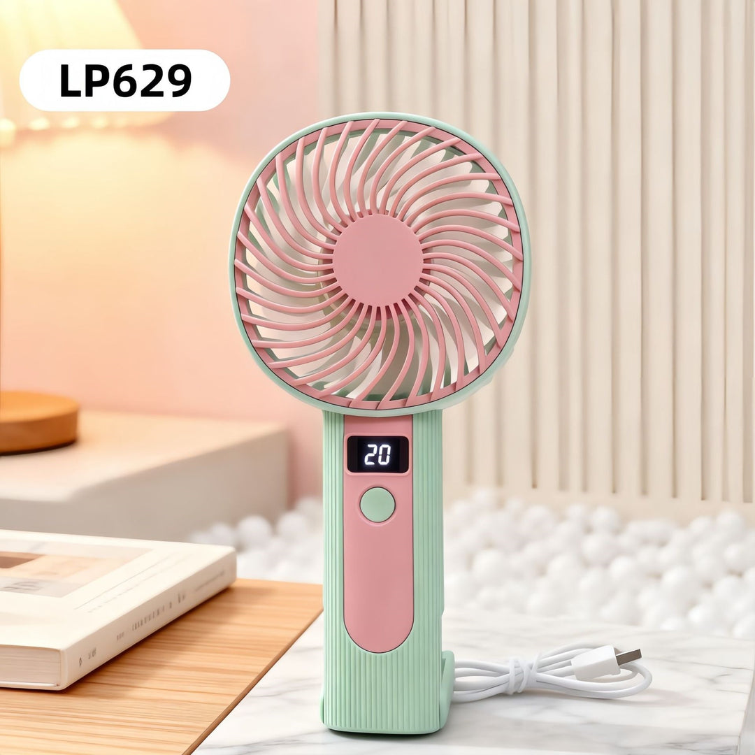 Women's Portable High-Performance Fan with LED Display Kalsten