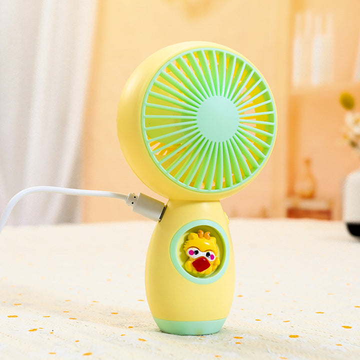 Ladies Portable Hand Fan with Creative Animal Design Kalsten