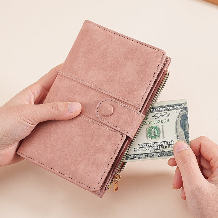 Elegant Zippered Travel Wallet