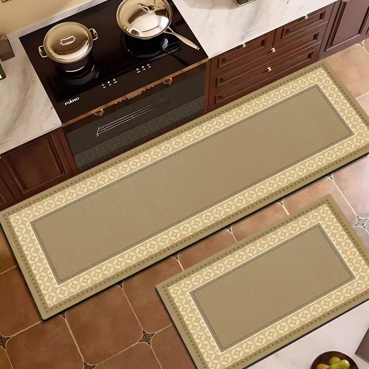 Elegant Textured Kitchen Runner Set Kalsten