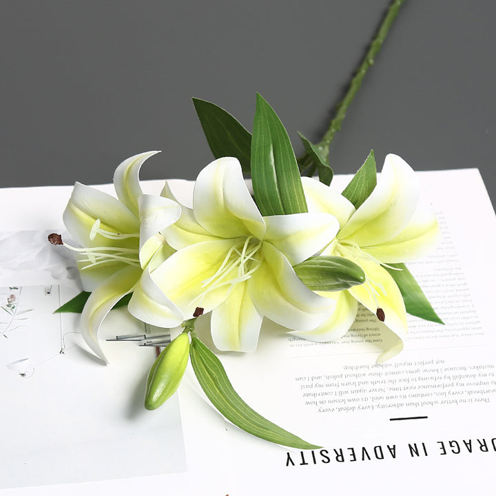 Lifelike Lily Stem Arrangement