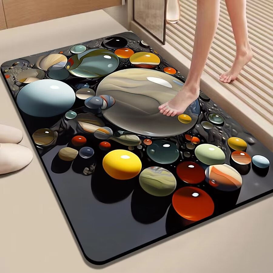 Decorative Non-Slip Bath Mat Kalsten