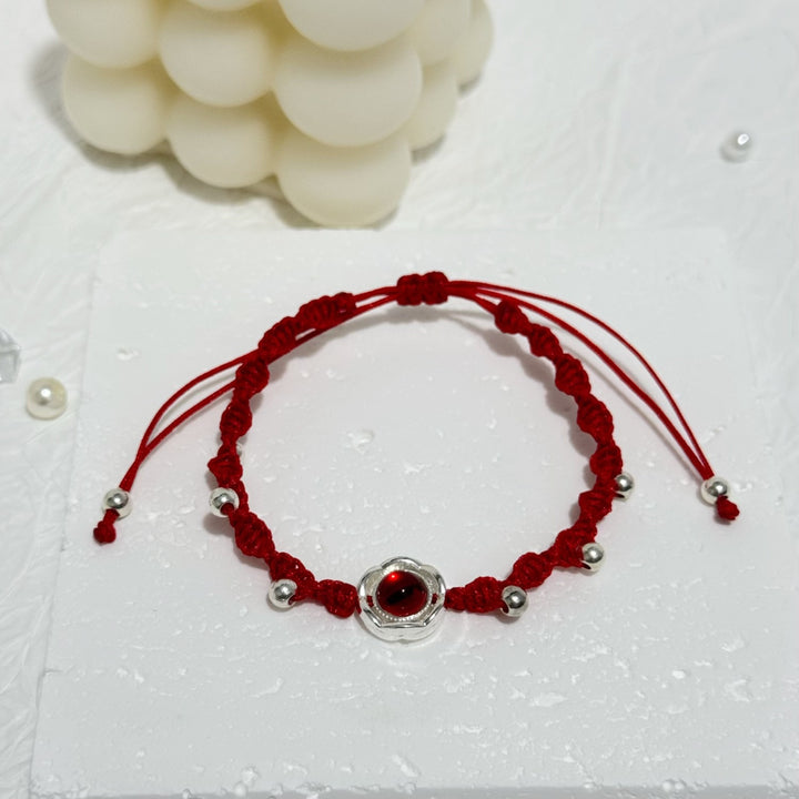 Adjustable Floral Charm Bracelet Kalsten