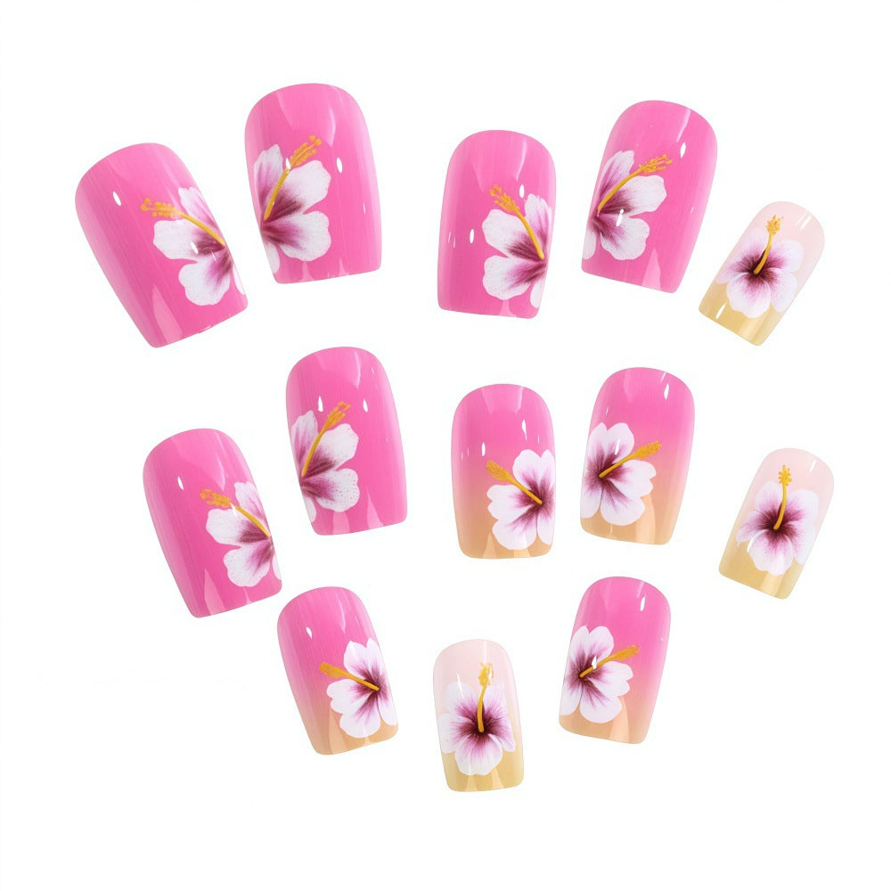 Floral Artificial Nails Kalsten