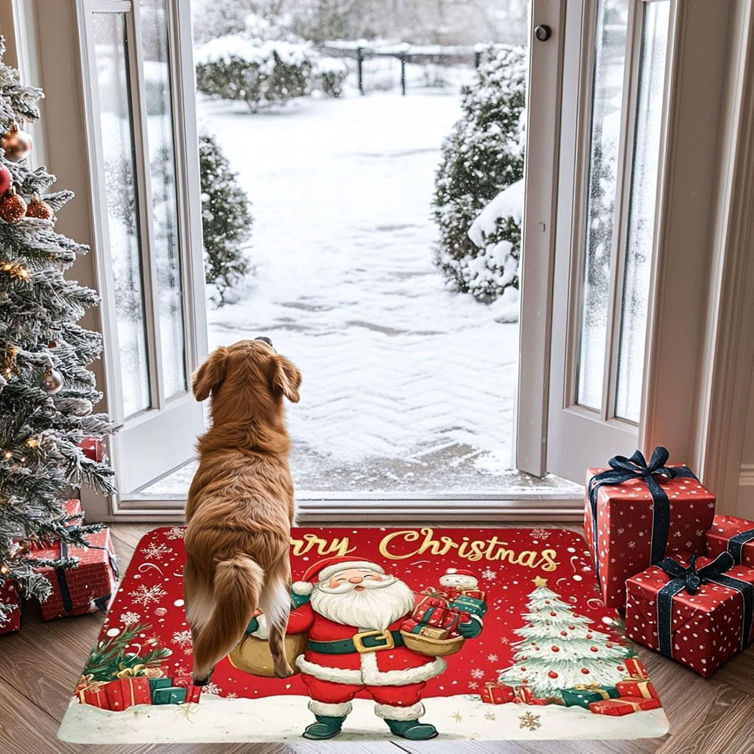 Holiday-Themed Decorative Doormat