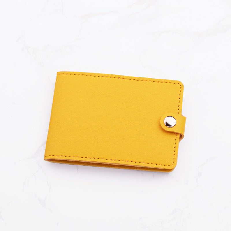 Compact Leather Card Wallet