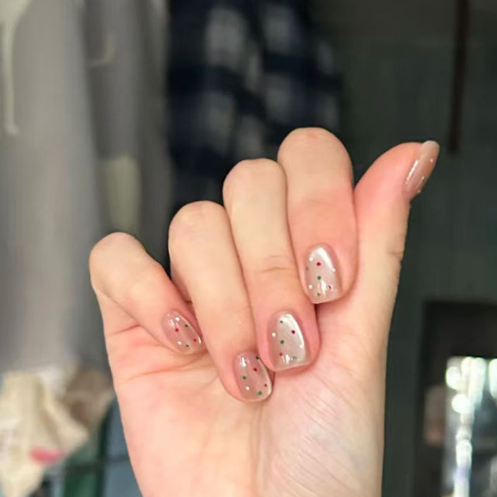 Elegant French Tip Press-On Nail Set Kalsten