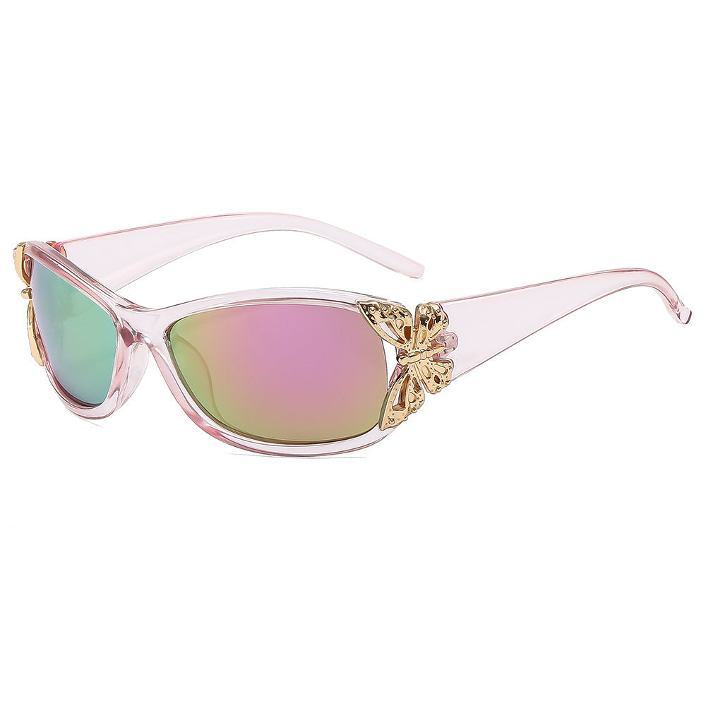 Fashion-Forward Butterfly-Embellished Sunglasses Kalsten