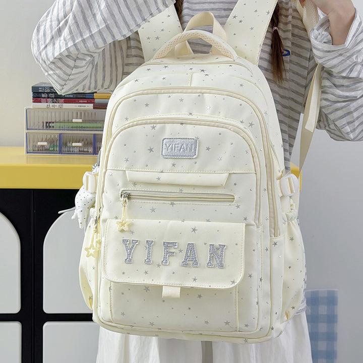 Fun Star-Embellished School Backpack Kalsten