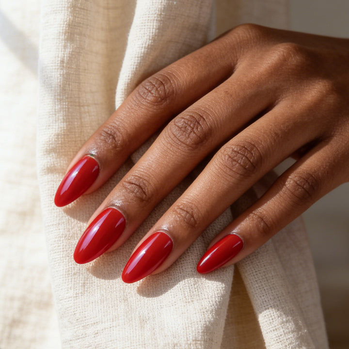Glossy Stiletto Press-On Nails Kalsten