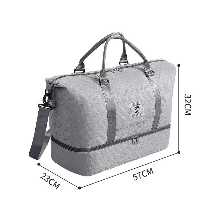Quilted Travel Duffle Bag Kalsten