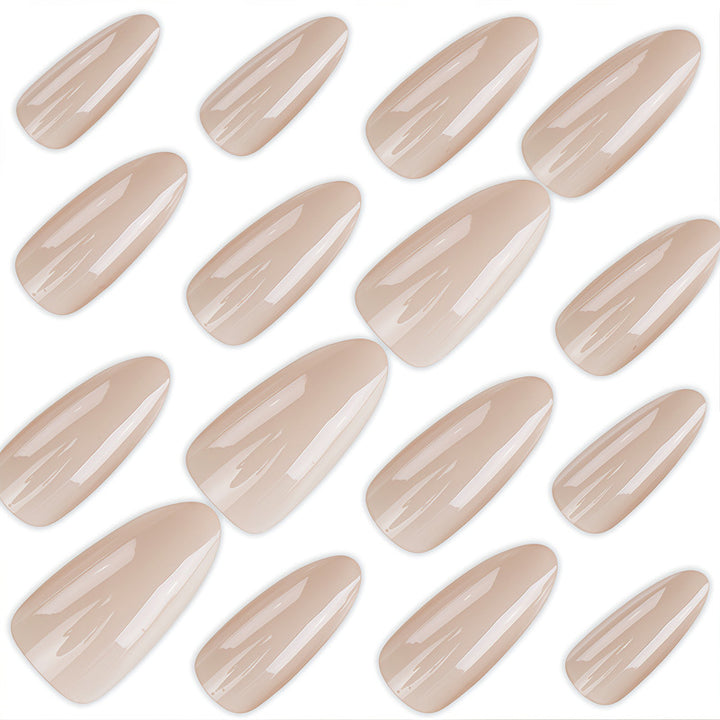 Premium Glossy Almond-Shaped Press-On Nails Kalsten