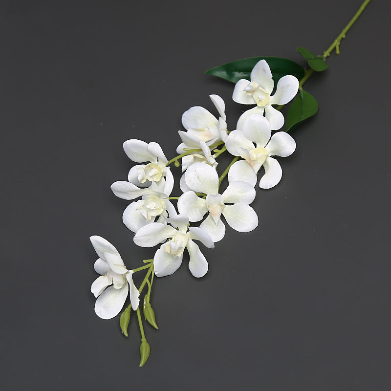 Elegant Faux Orchid Stem for Home Decor Display