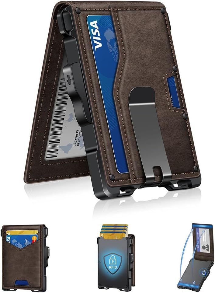 Ultra-Slim RFID-Blocking Cardholder Wallet Kalsten