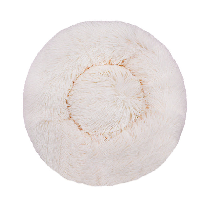 Round Plush  Nest  Dog Bed