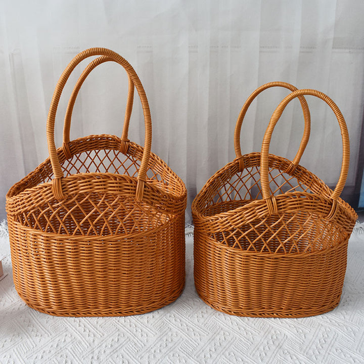Handwoven Market Tote Basket Kalsten