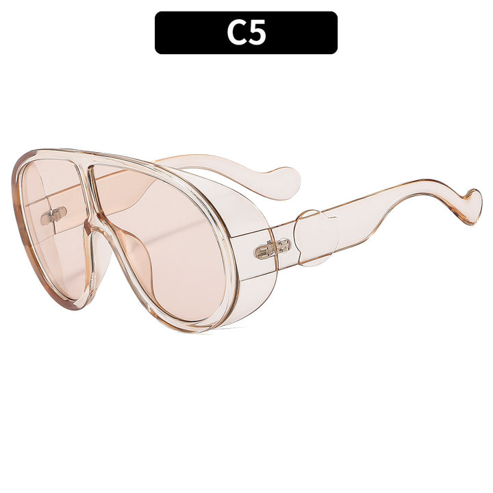 Retro Round Frame Sunglasses