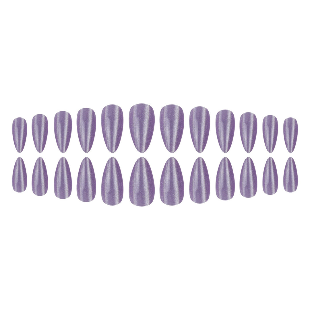Long Glossy Stiletto Press-On Nails Kalsten