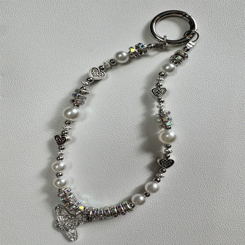 Decorative Pearl Charm Keychain Kalsten