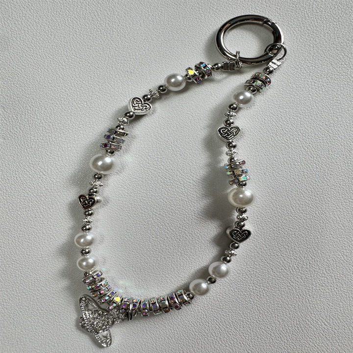 Decorative Pearl Charm Keychain Kalsten