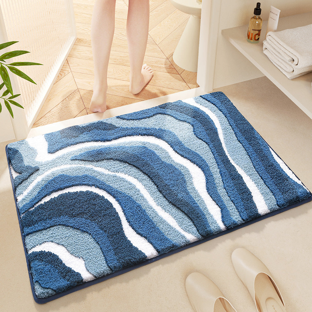 Floral Bath Mat Kalsten