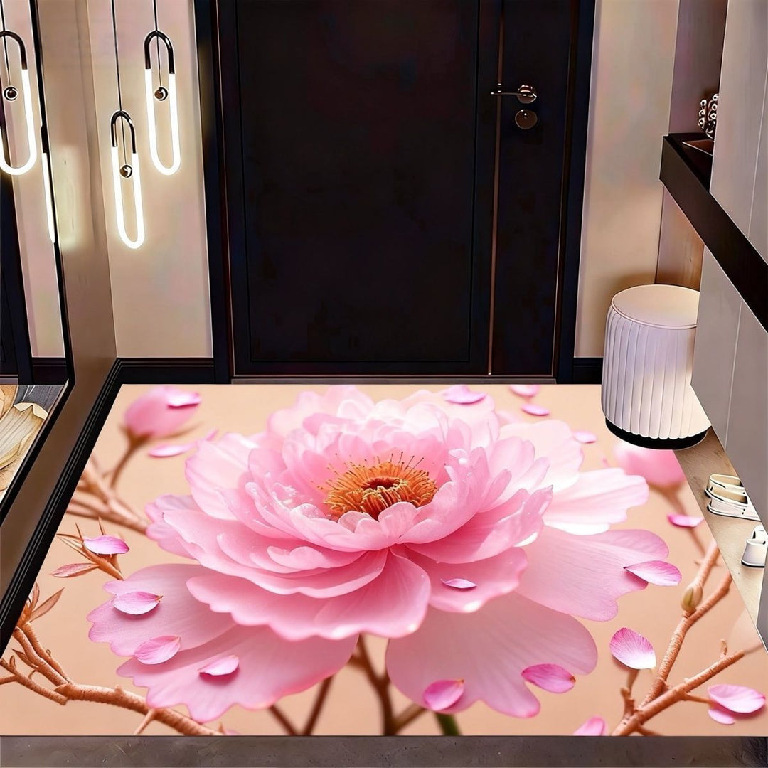 Floral Design Area Rug