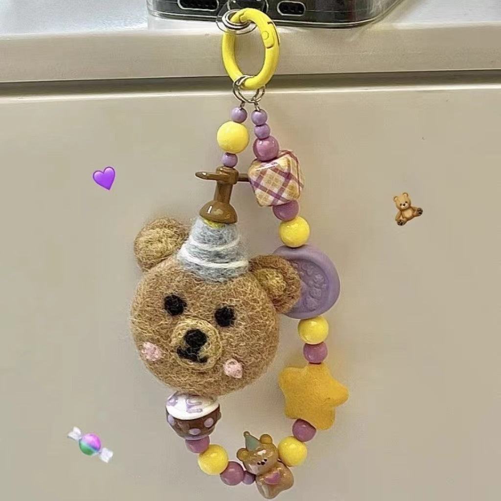 Whimsical Bear-Themed Keychain Kalsten