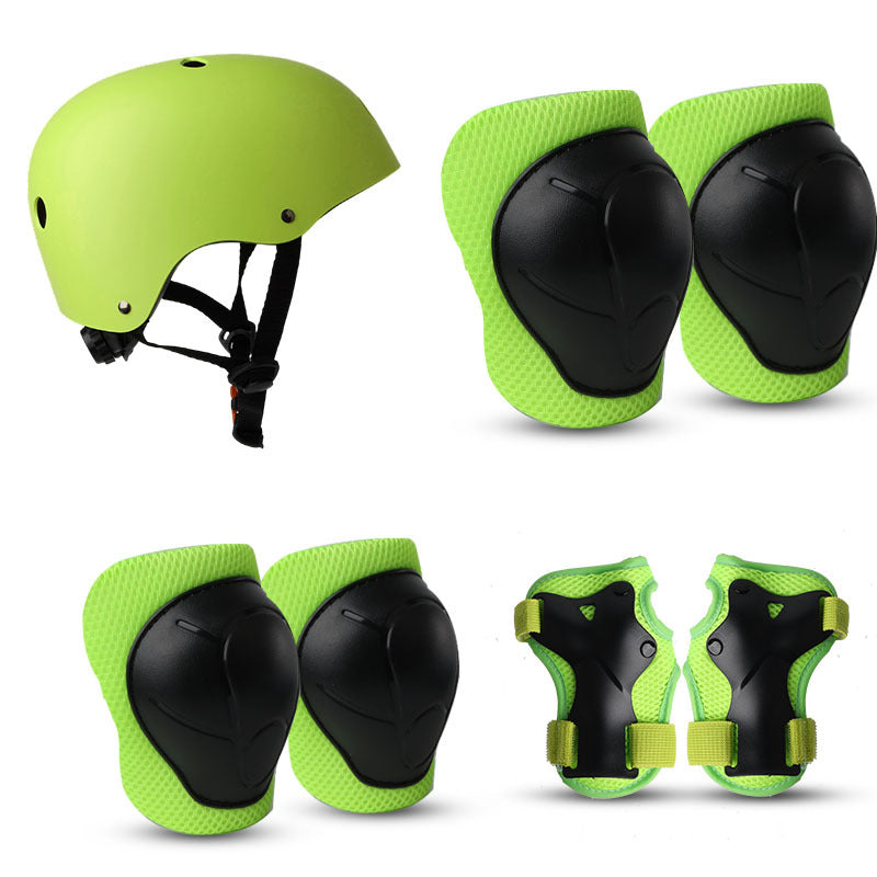 Children's Colorful Safety Helmet and Protective Gear Set Kalsten