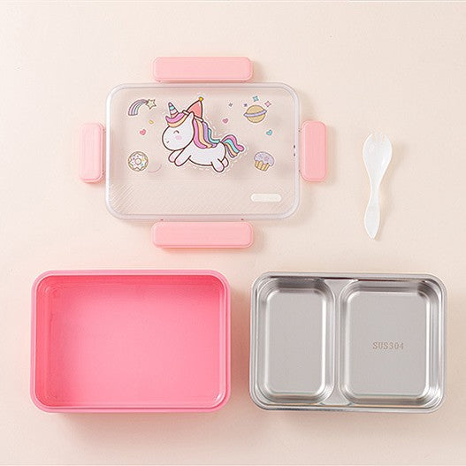 Fun-Themed Multi-Compartment Lunchbox