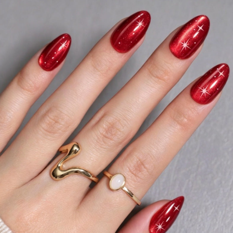 Glamorous Press-On Nail Design Kalsten