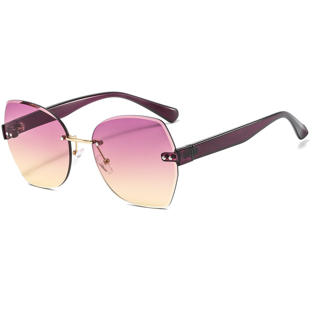 Oversized Geometric Sunglasses Classic Style