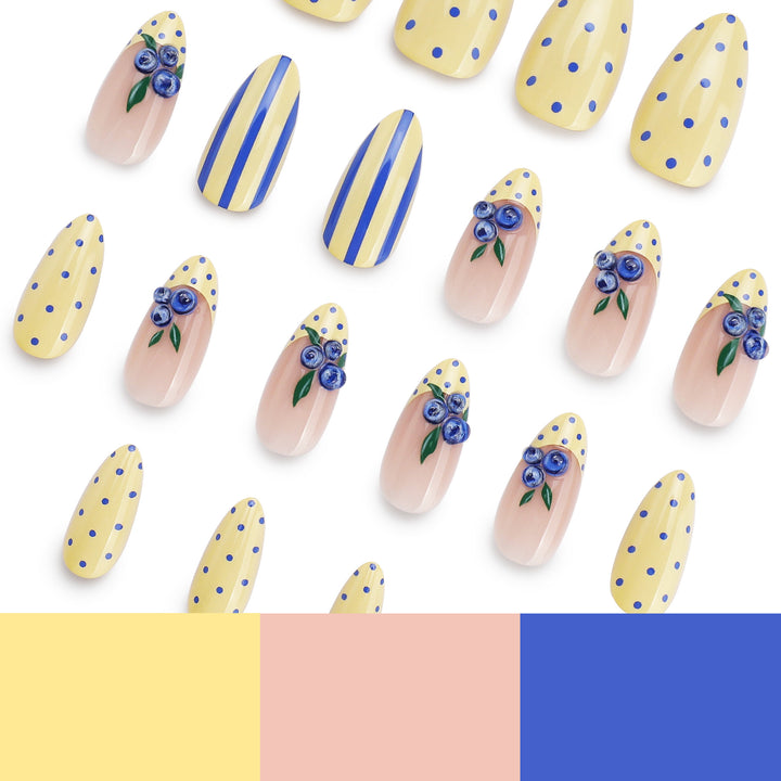 Artful stiletto nails with floral accents and colorful patterns Kalsten
