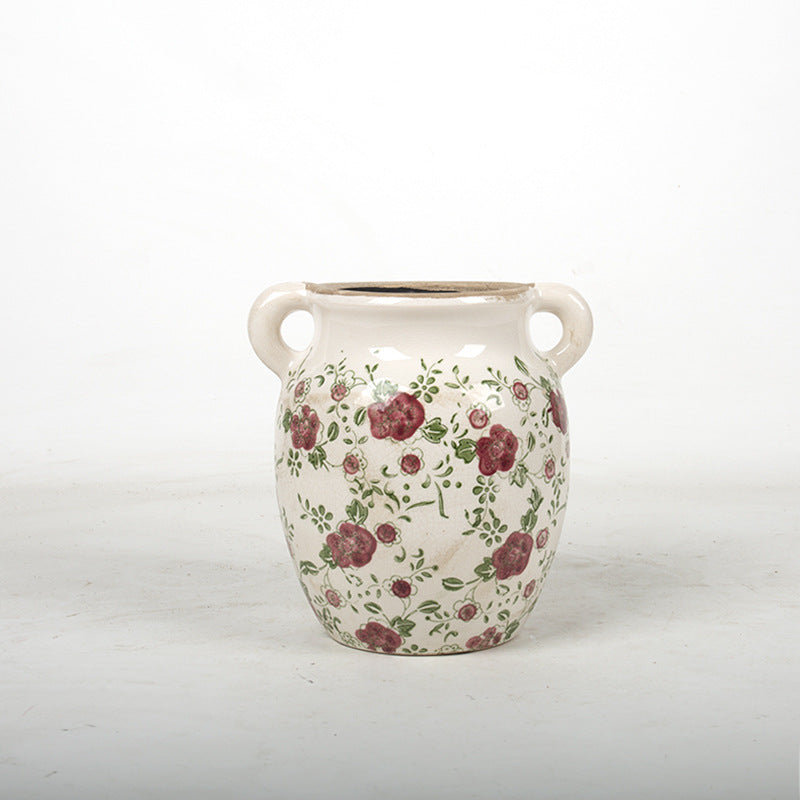 Flower decoration vessel with playful pattern Kalsten