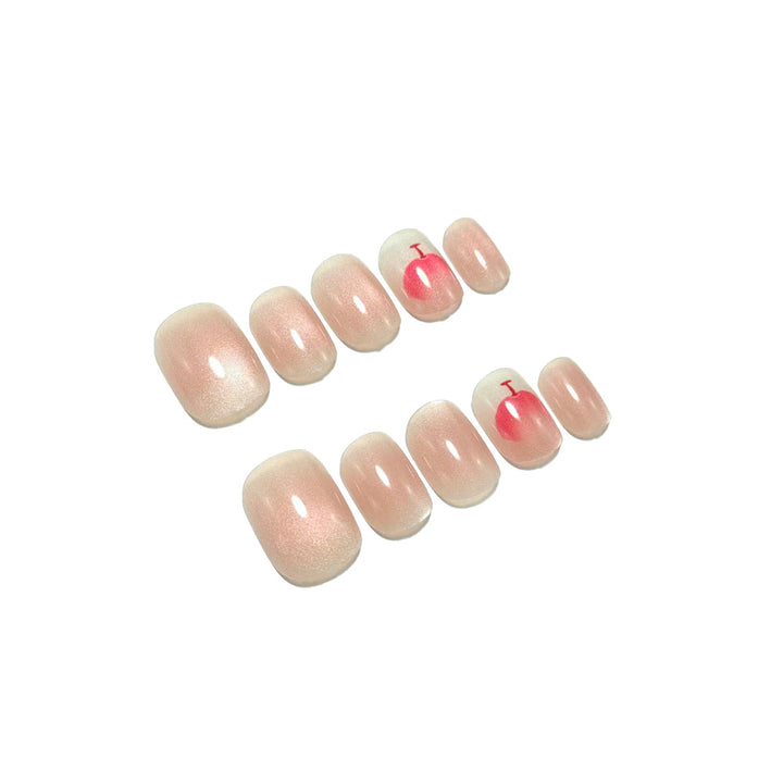 Artificial nails with delicate gradient and creative design Kalsten