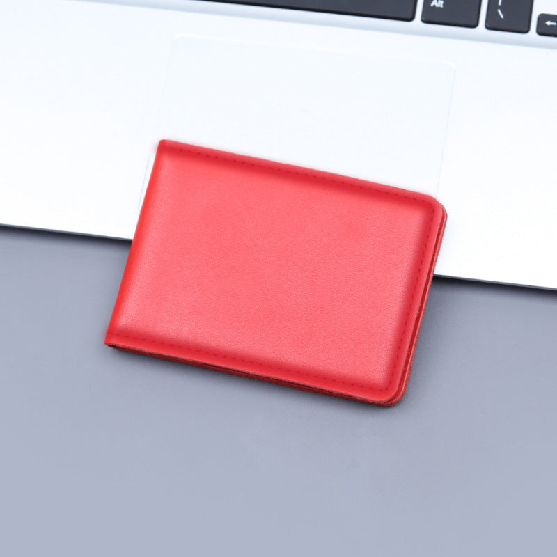 RFID-Blocking Leather Card Holder