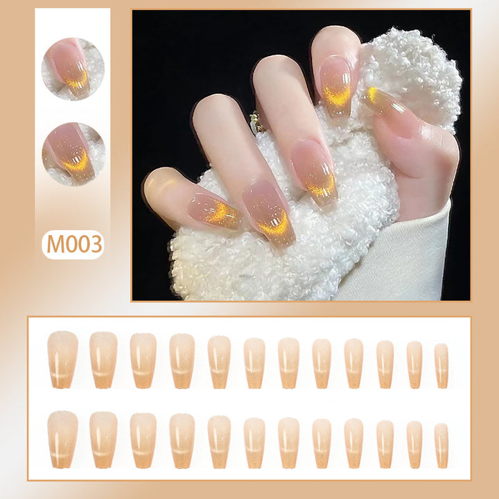 Gradient Glitter Press-On Nails